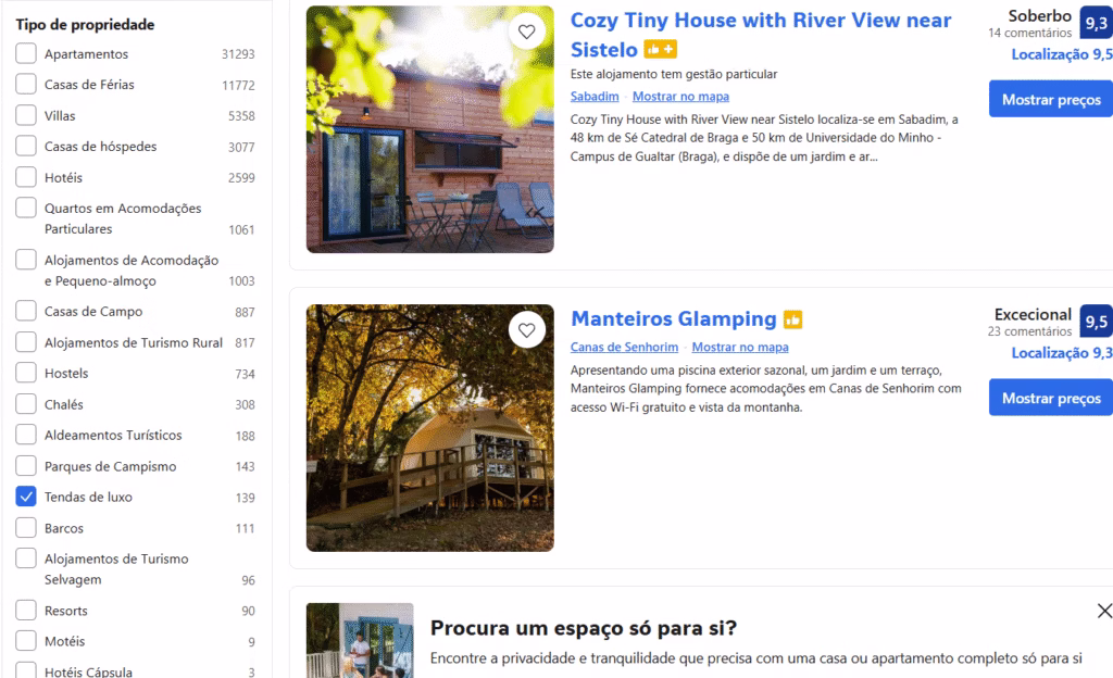 glamping portugal booking.com