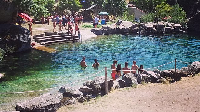 Praia Fluvial de Loriga em Seia