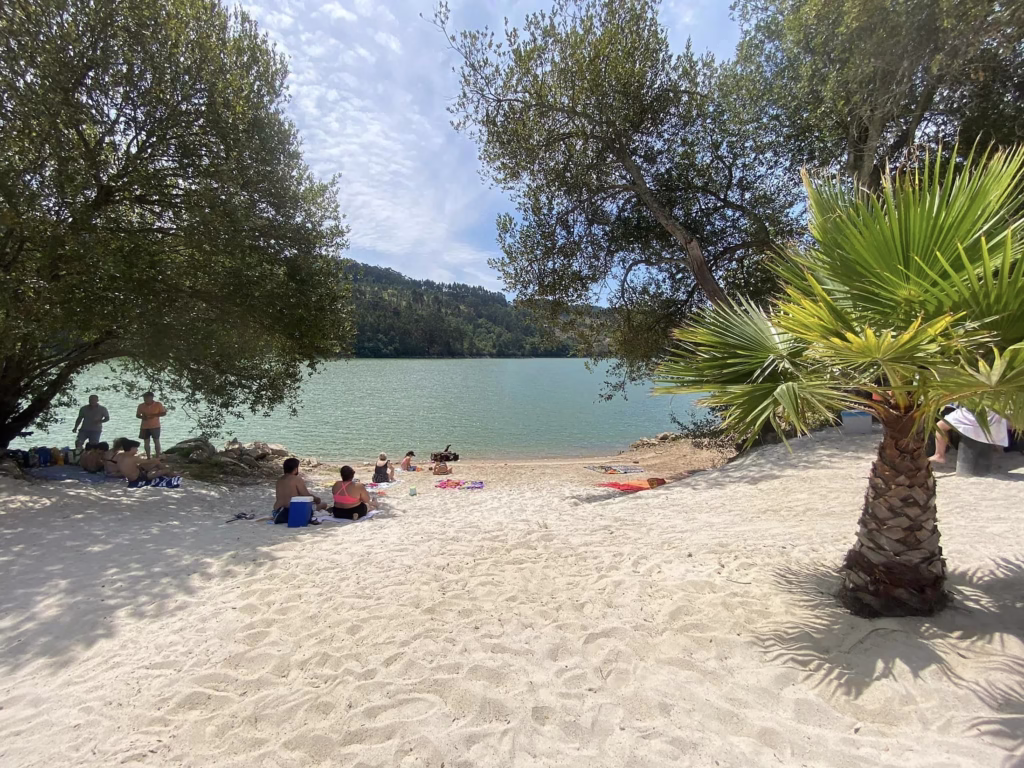 praia fluvial de Luzim
